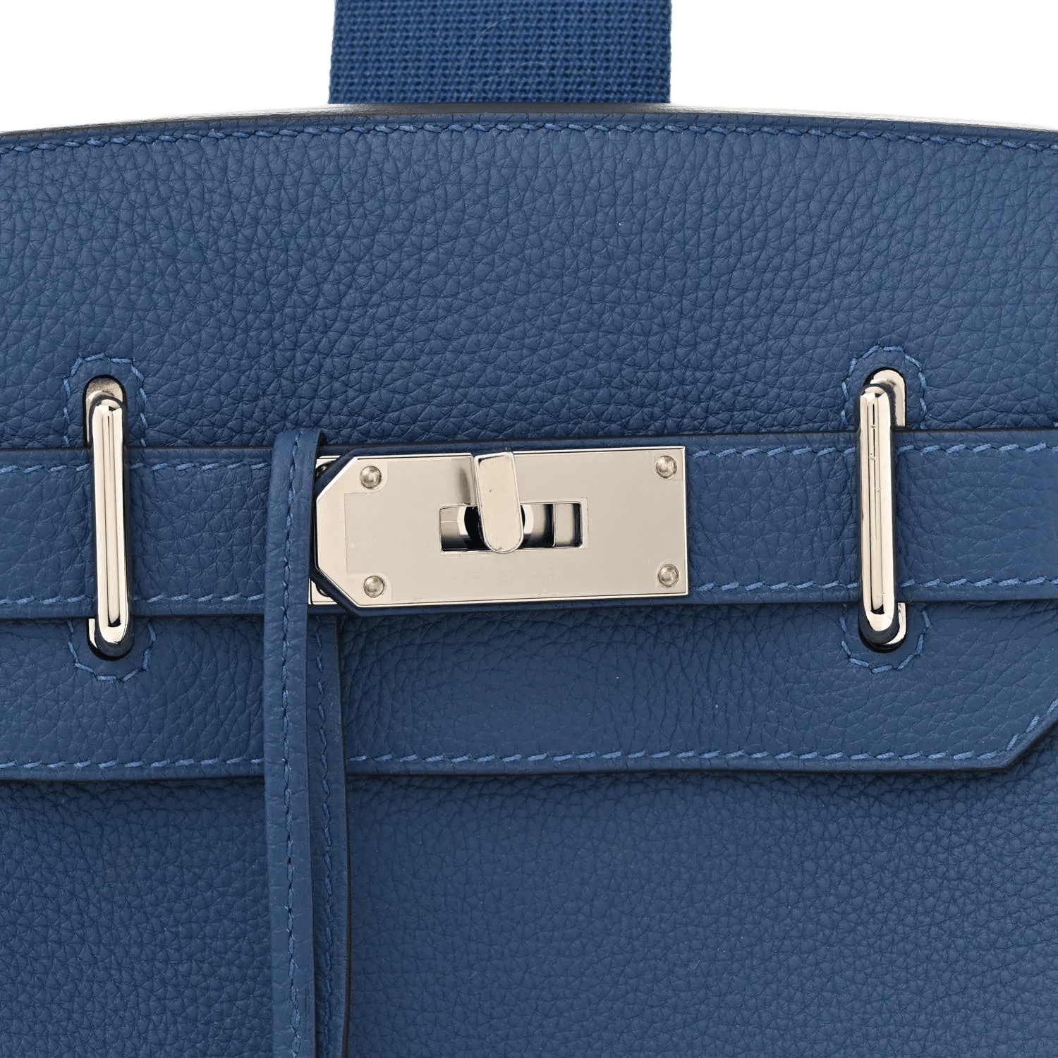 Hermes Togo Hac A Dos PM Calfskin Backpack Blue