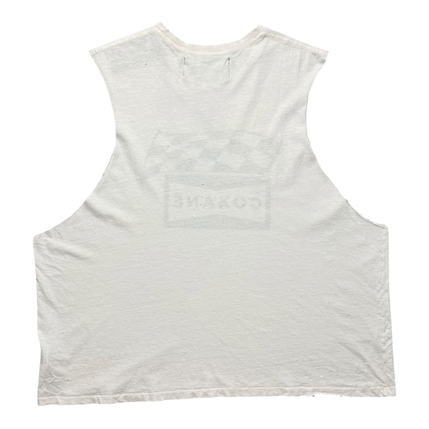 Paly Hollywood Cokane Reversible Cutoff T-Shirt Cream