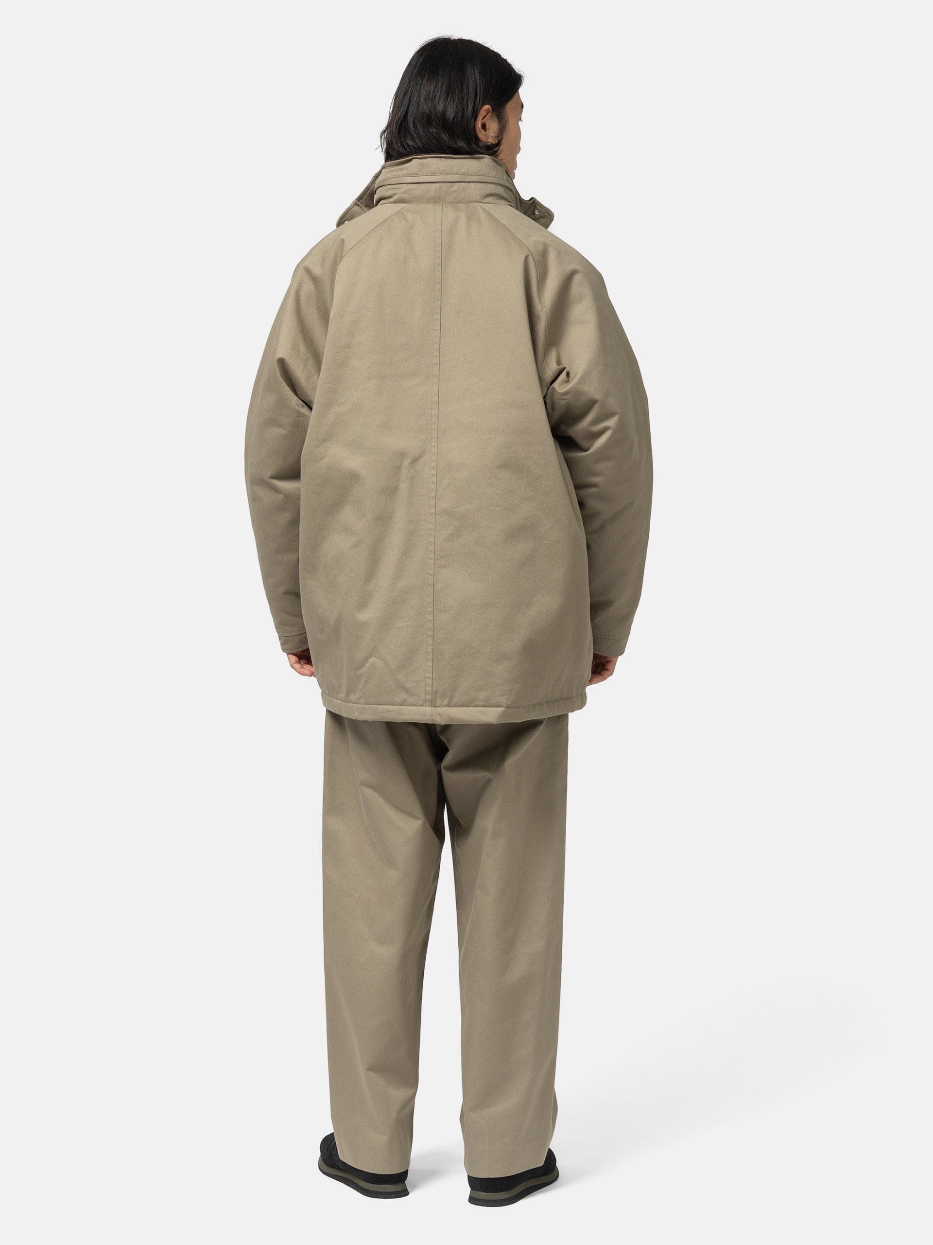 URU Organic Cotton Chino Half Coat K. Beige