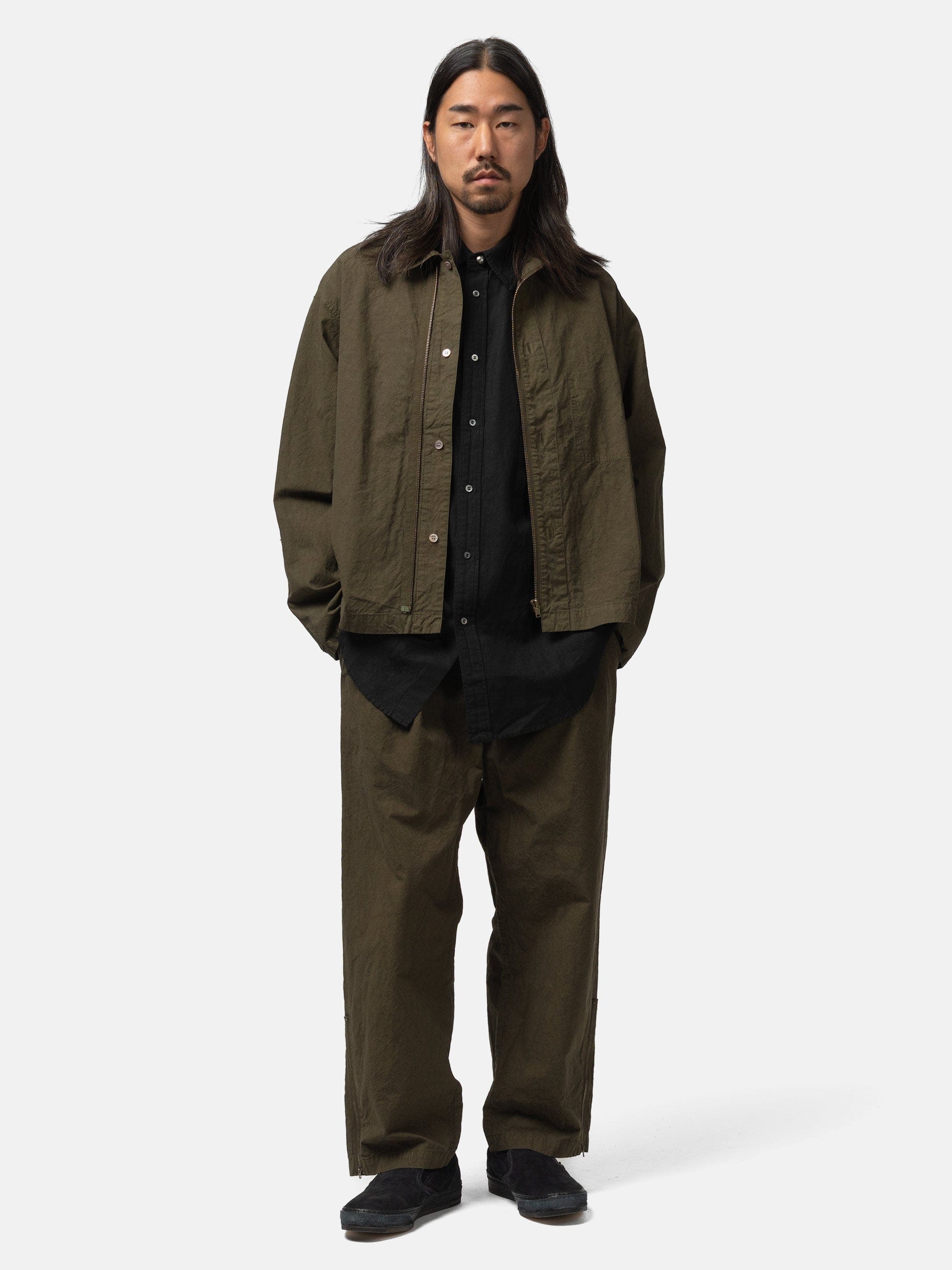 barbell object Zipper Pant Khaki