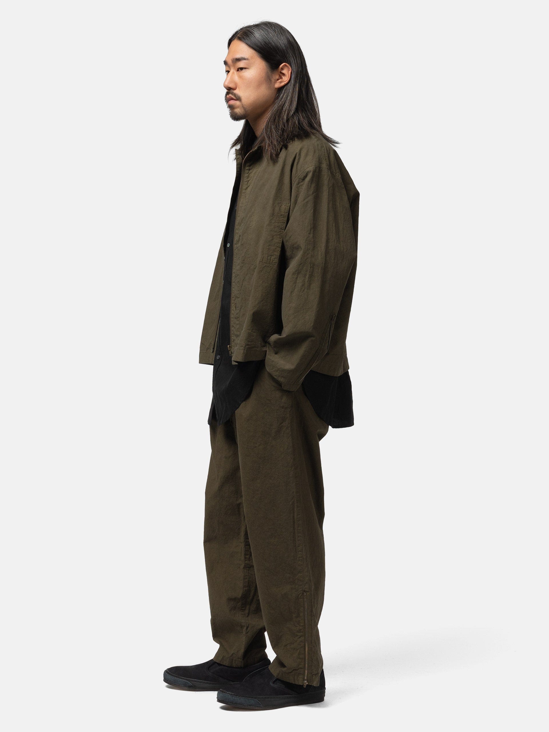 barbell object Zipper Pant Khaki