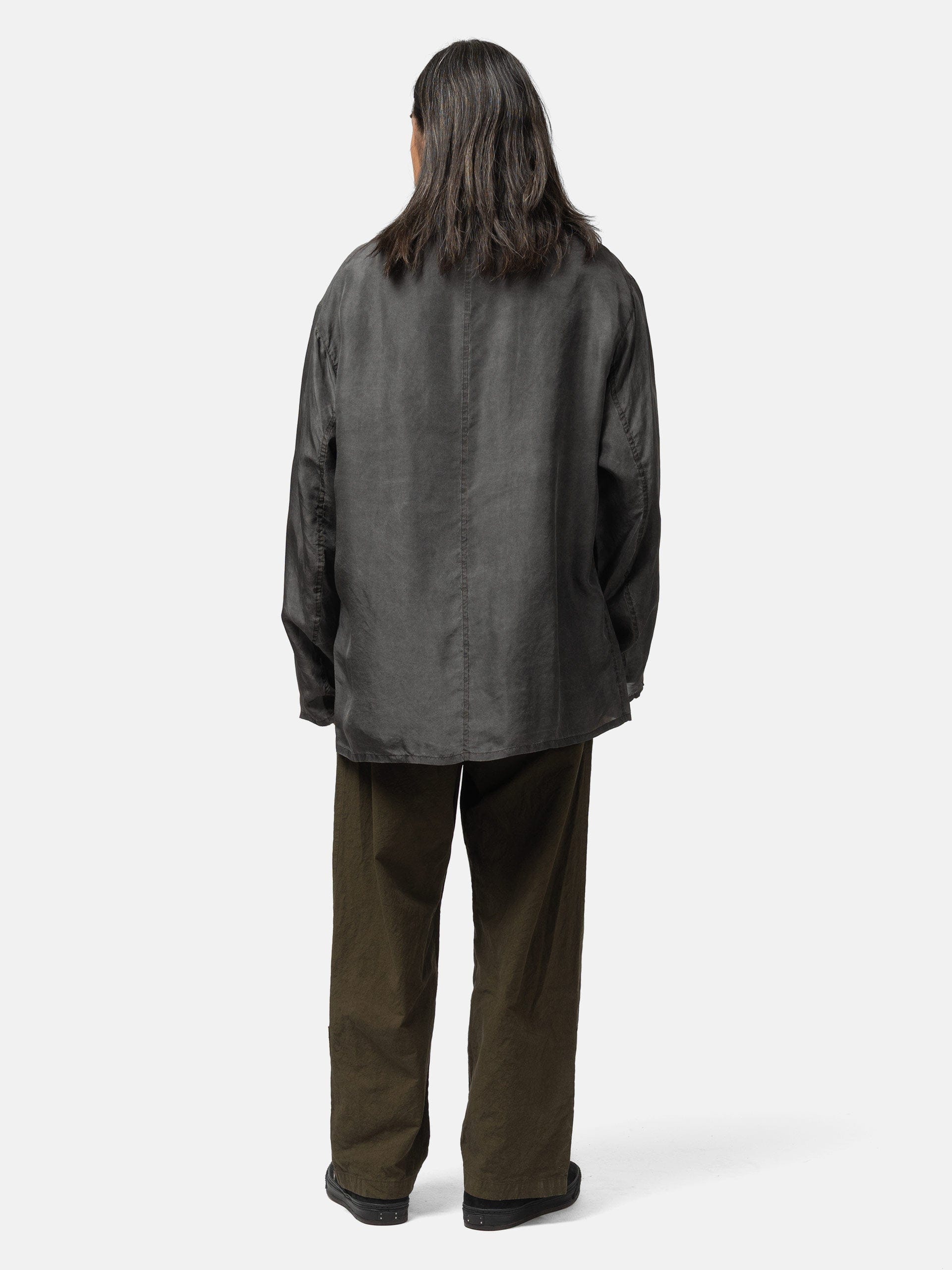 barbell object Hook Jacket Fade Black