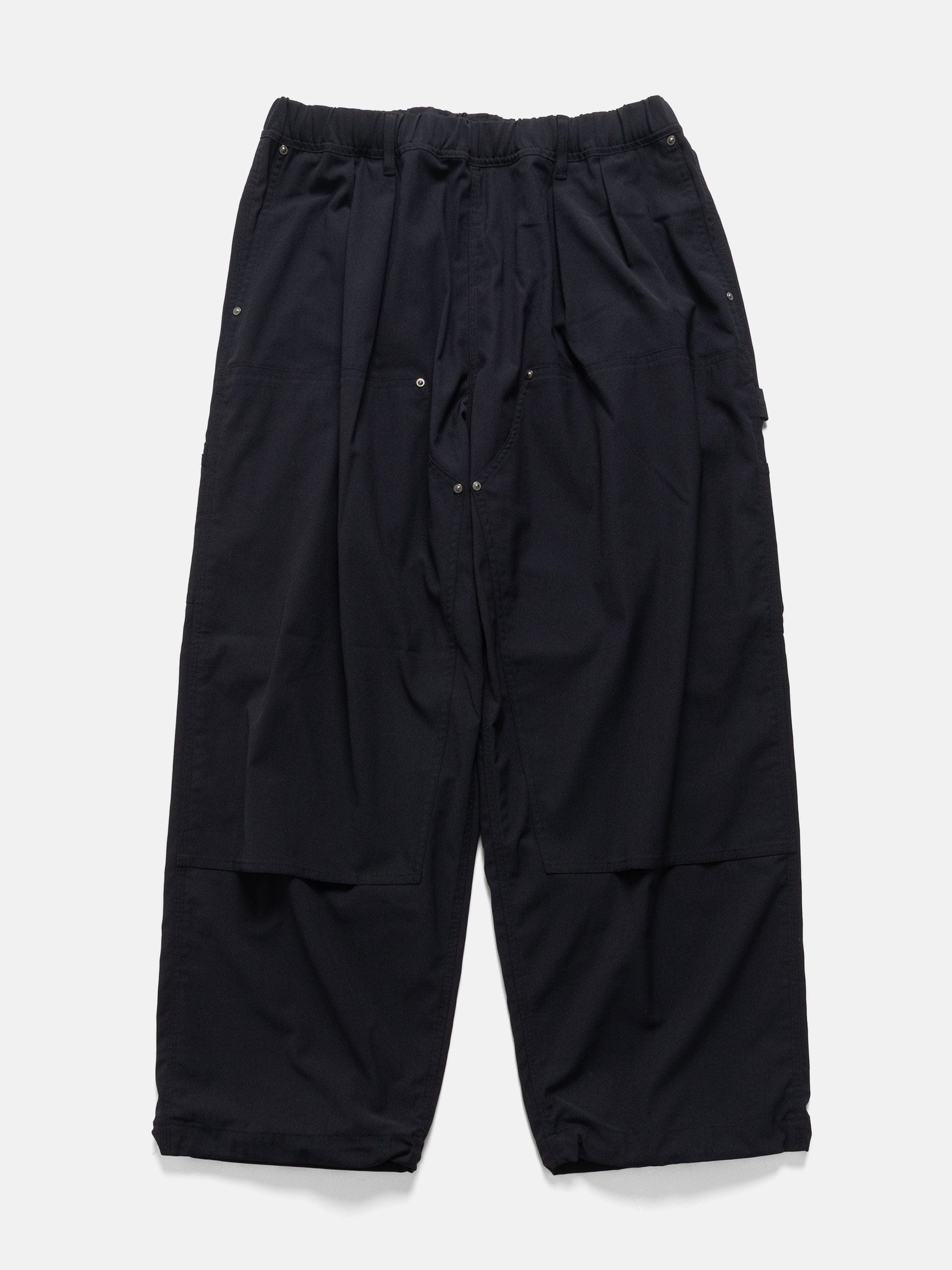 BEAMS Double Knee Easy Pants Navy