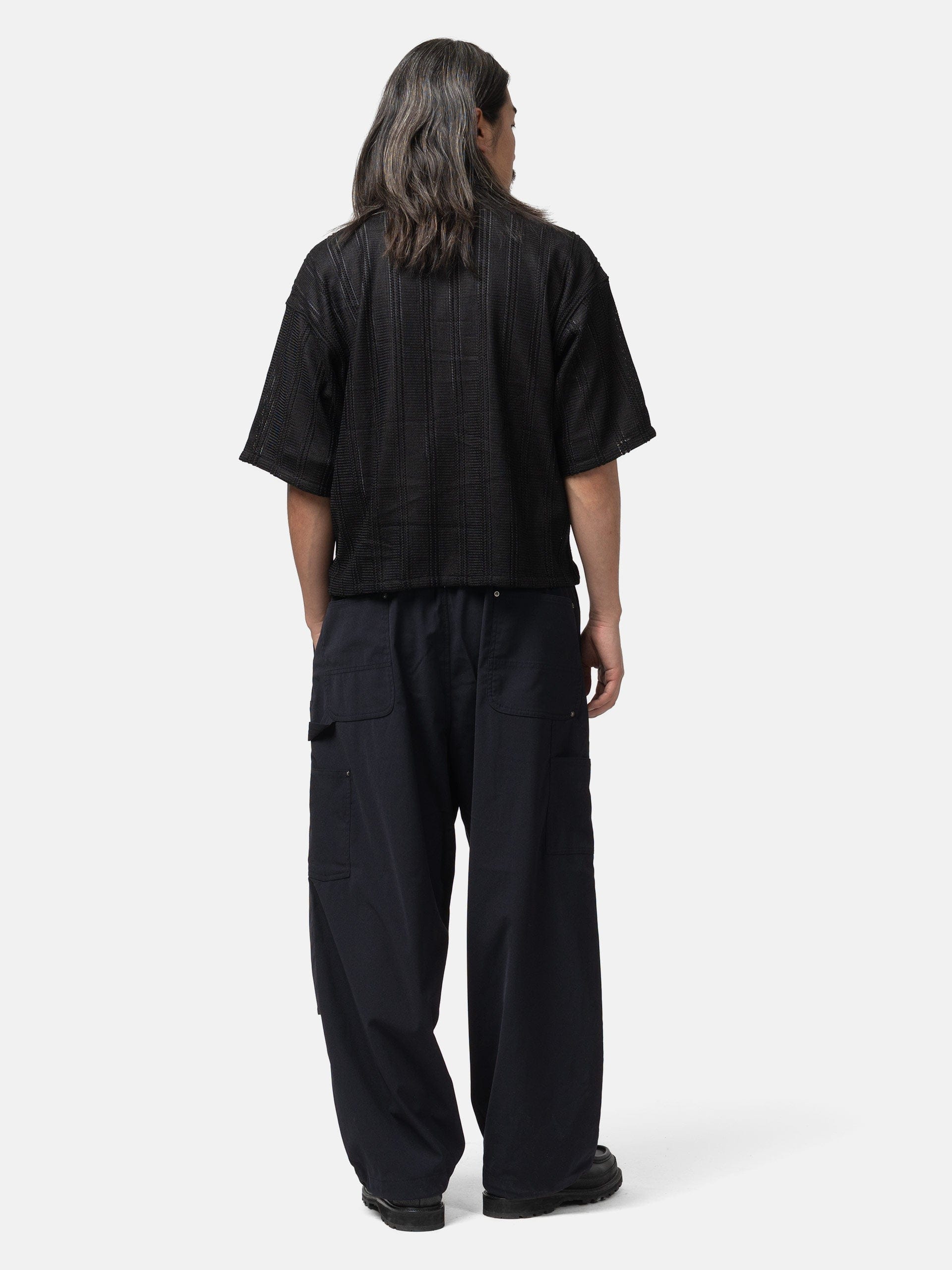 BEAMS Double Knee Easy Pants Navy