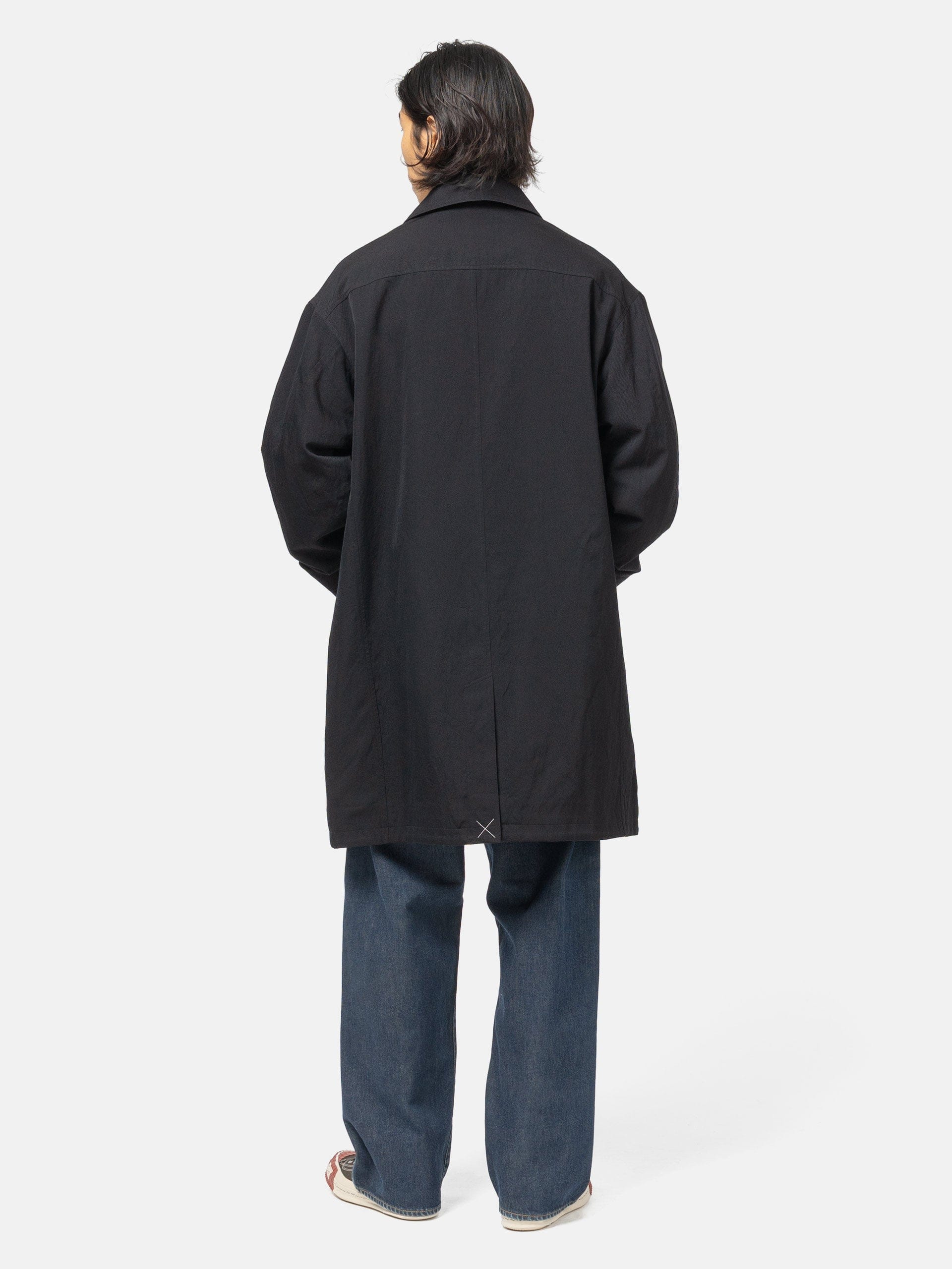 visvim Balmat Soutien Coat Black