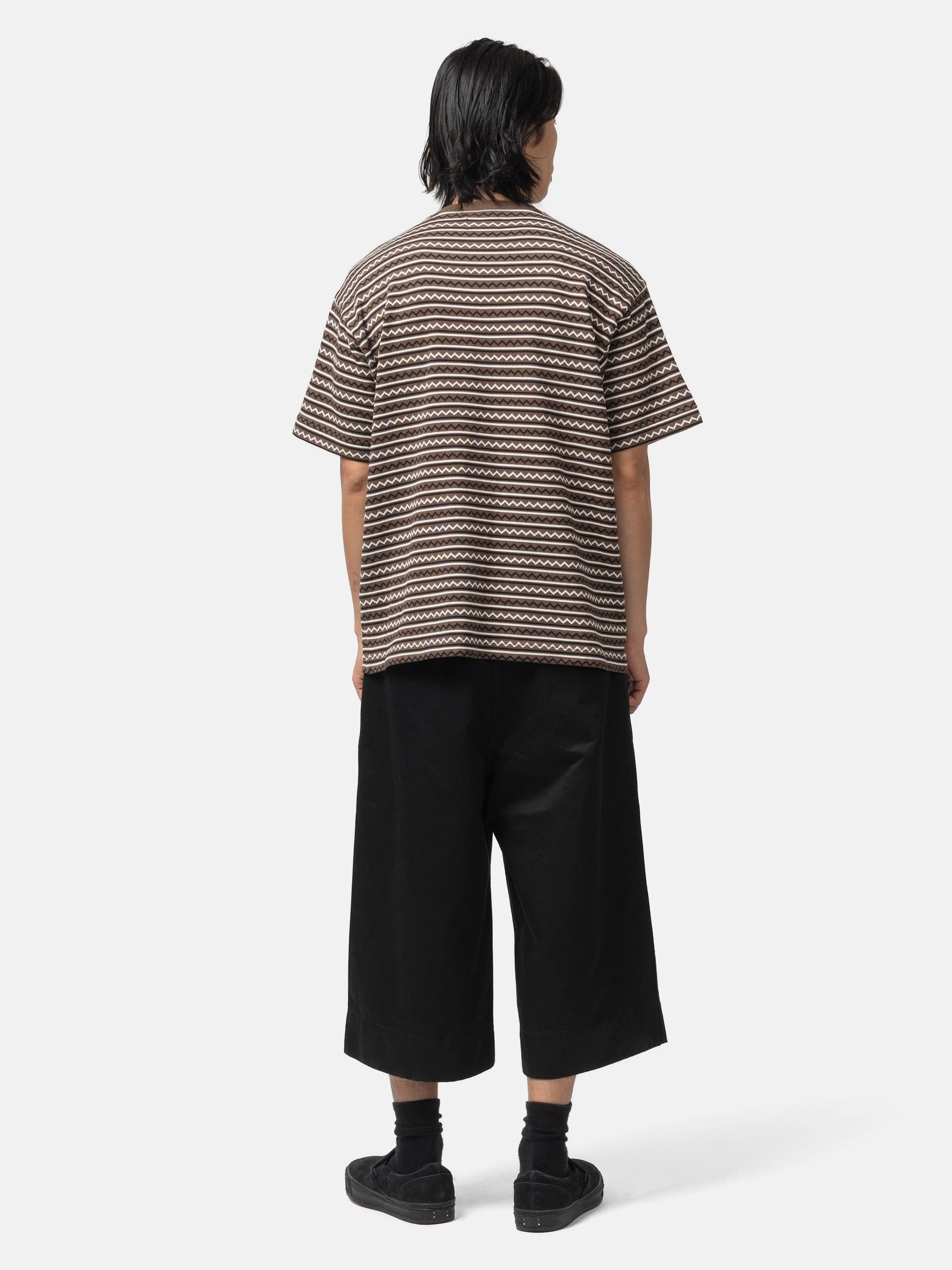 Unlikely Jacquard Knit Tee Brown/Black