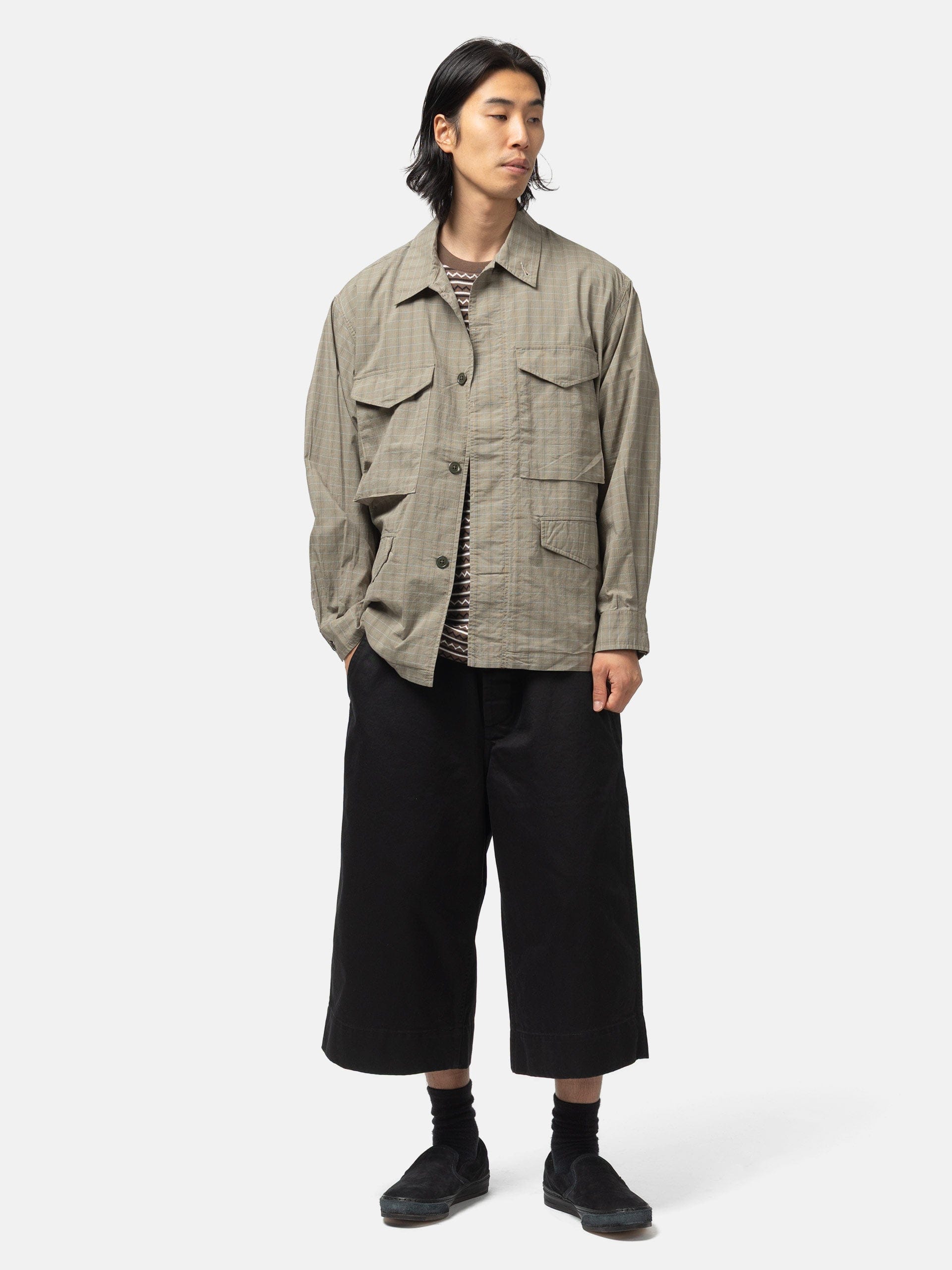 Unlikely M-51 Shirts Jacket Green Plaids