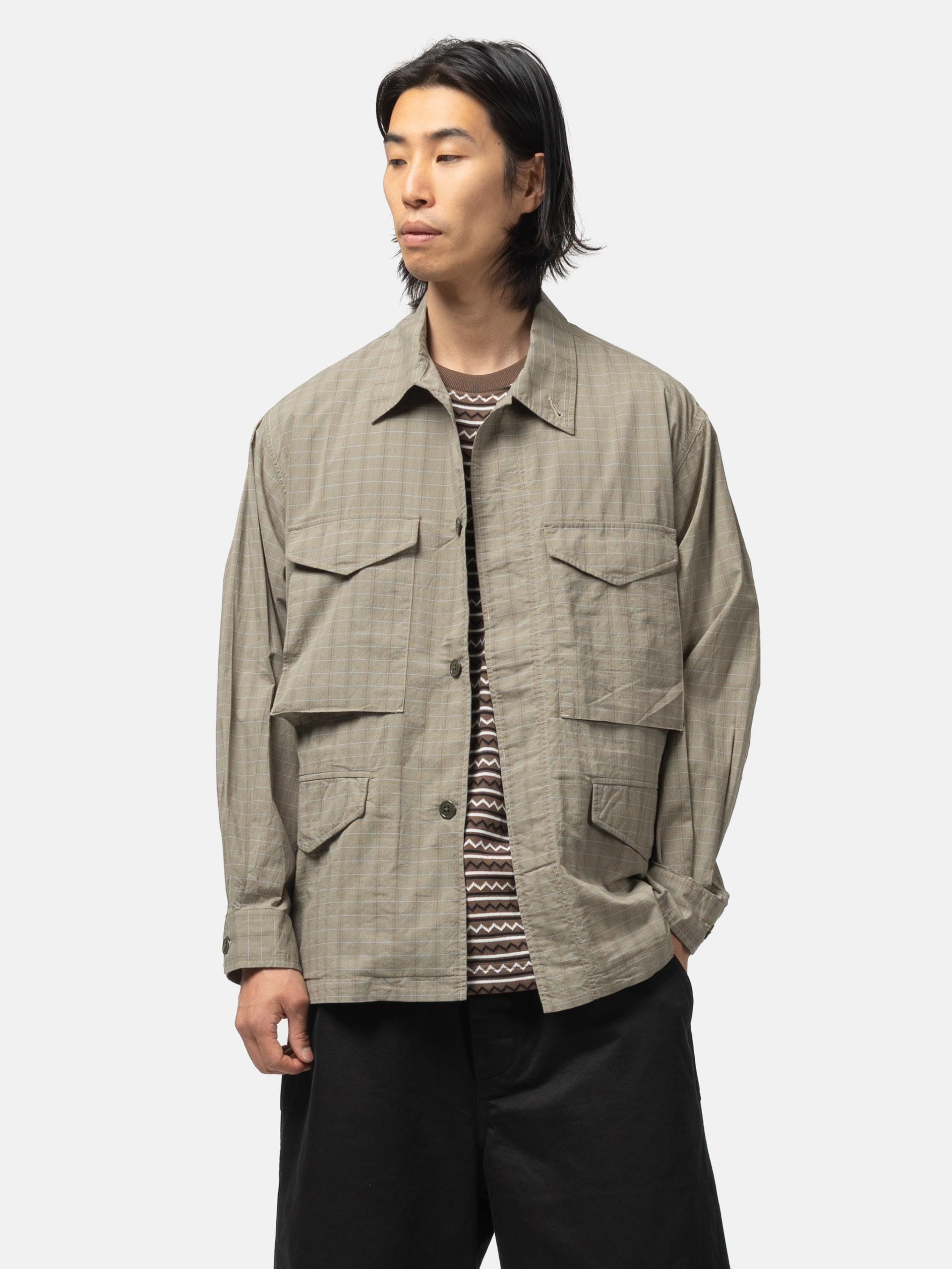 Unlikely M-51 Shirts Jacket Green Plaids