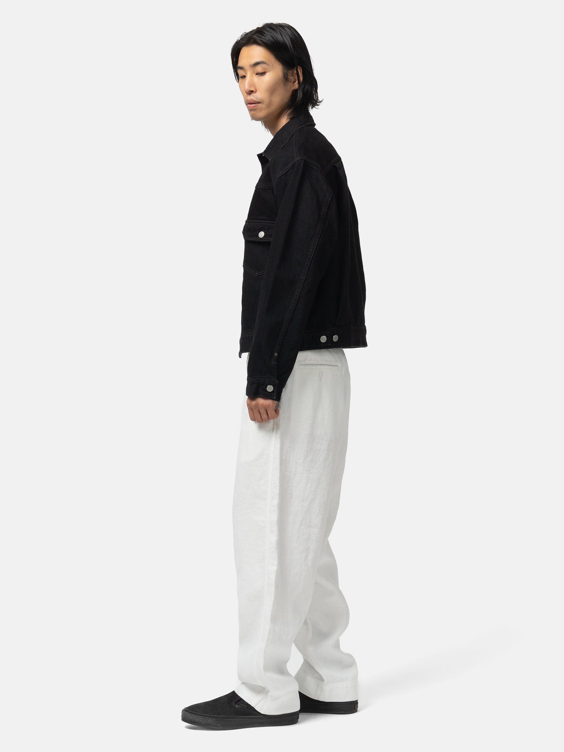 HERILL USMC HBT Linen Pants White