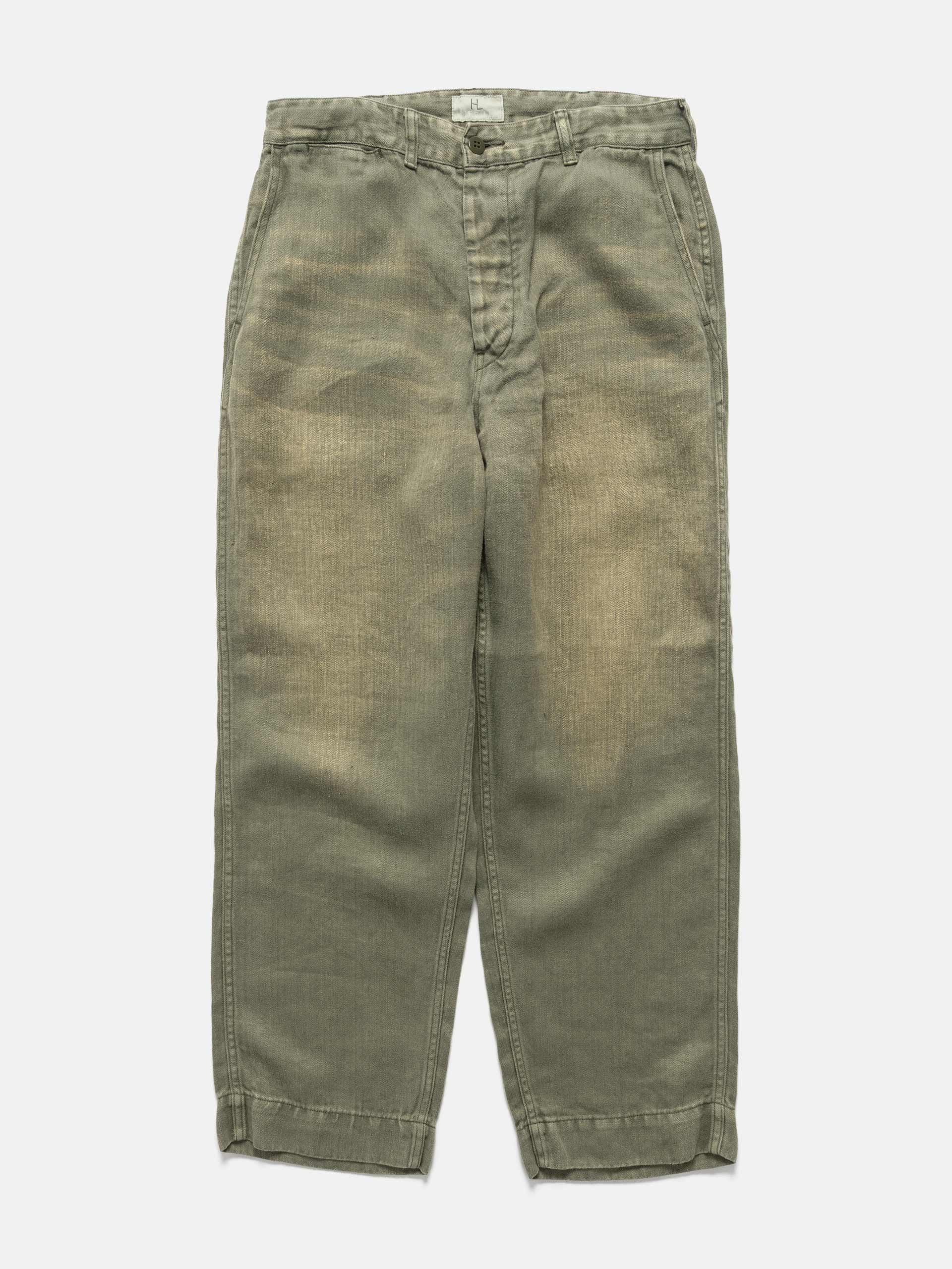 HERILL USMC HBT Linen Pants Olive Drab