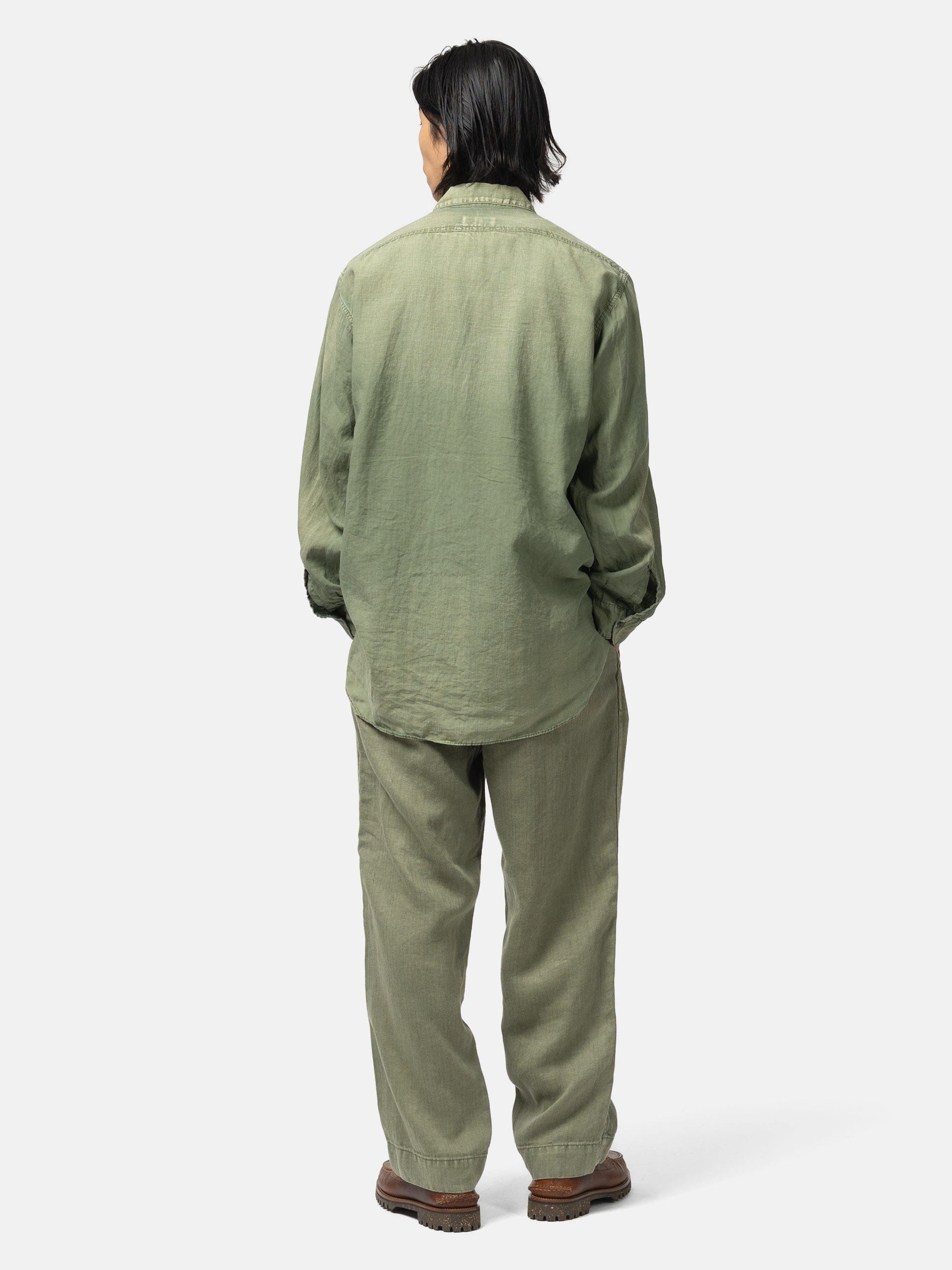 HERILL USMC HBT Linen Pants Olive Drab