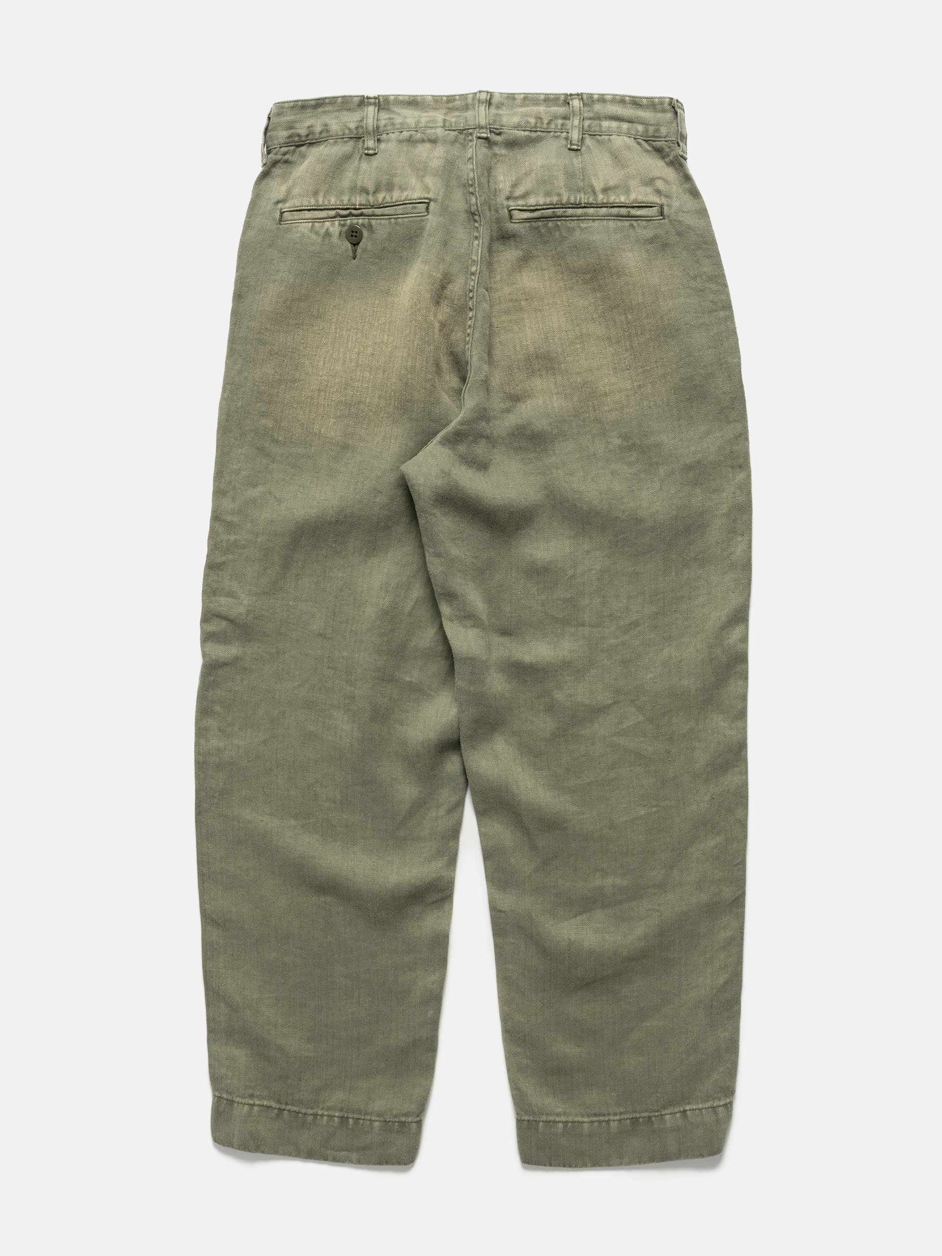 HERILL USMC HBT Linen Pants Olive Drab
