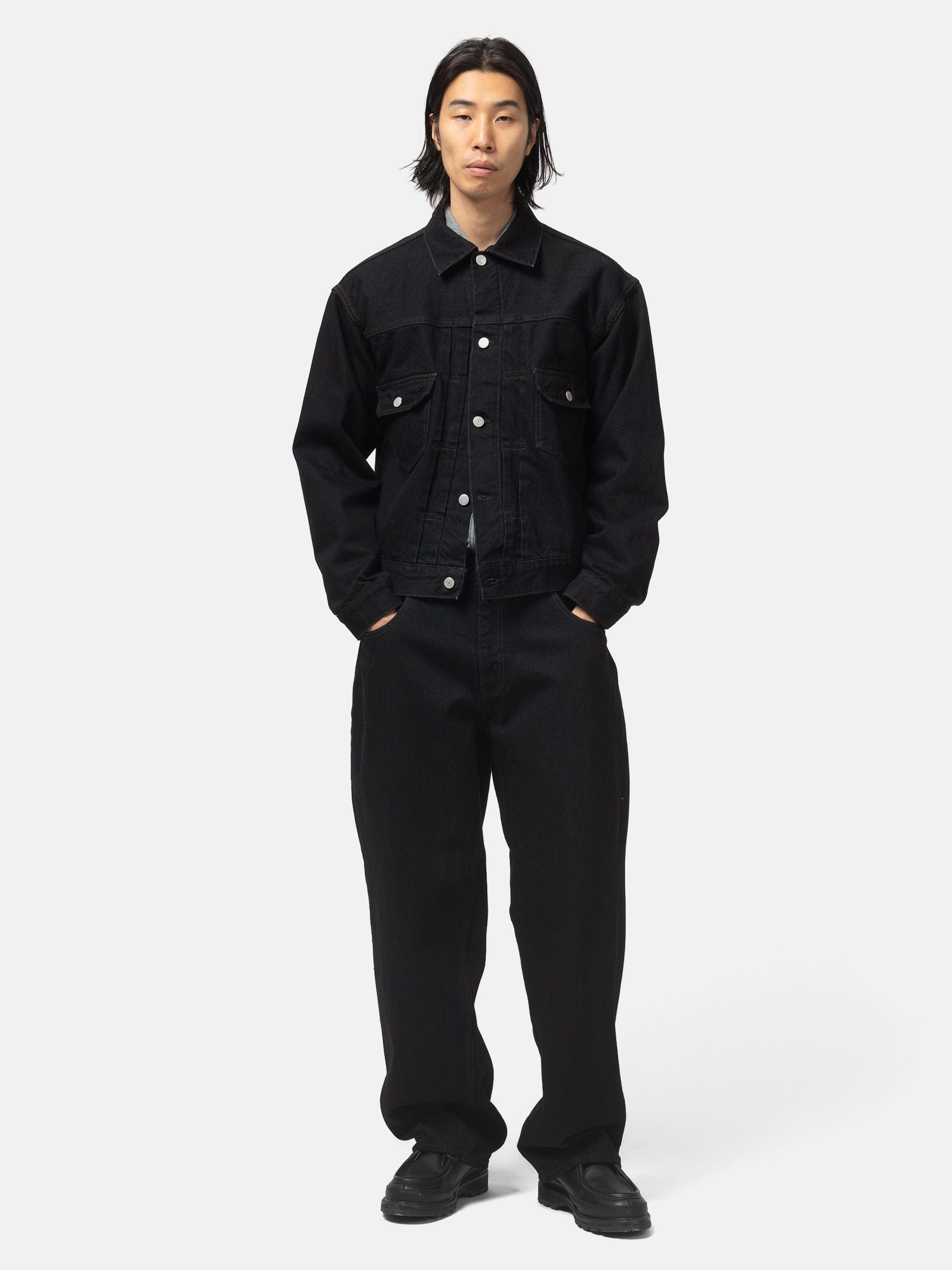 CIOTA Double Pocket Denim Jacket Black (One Wash)