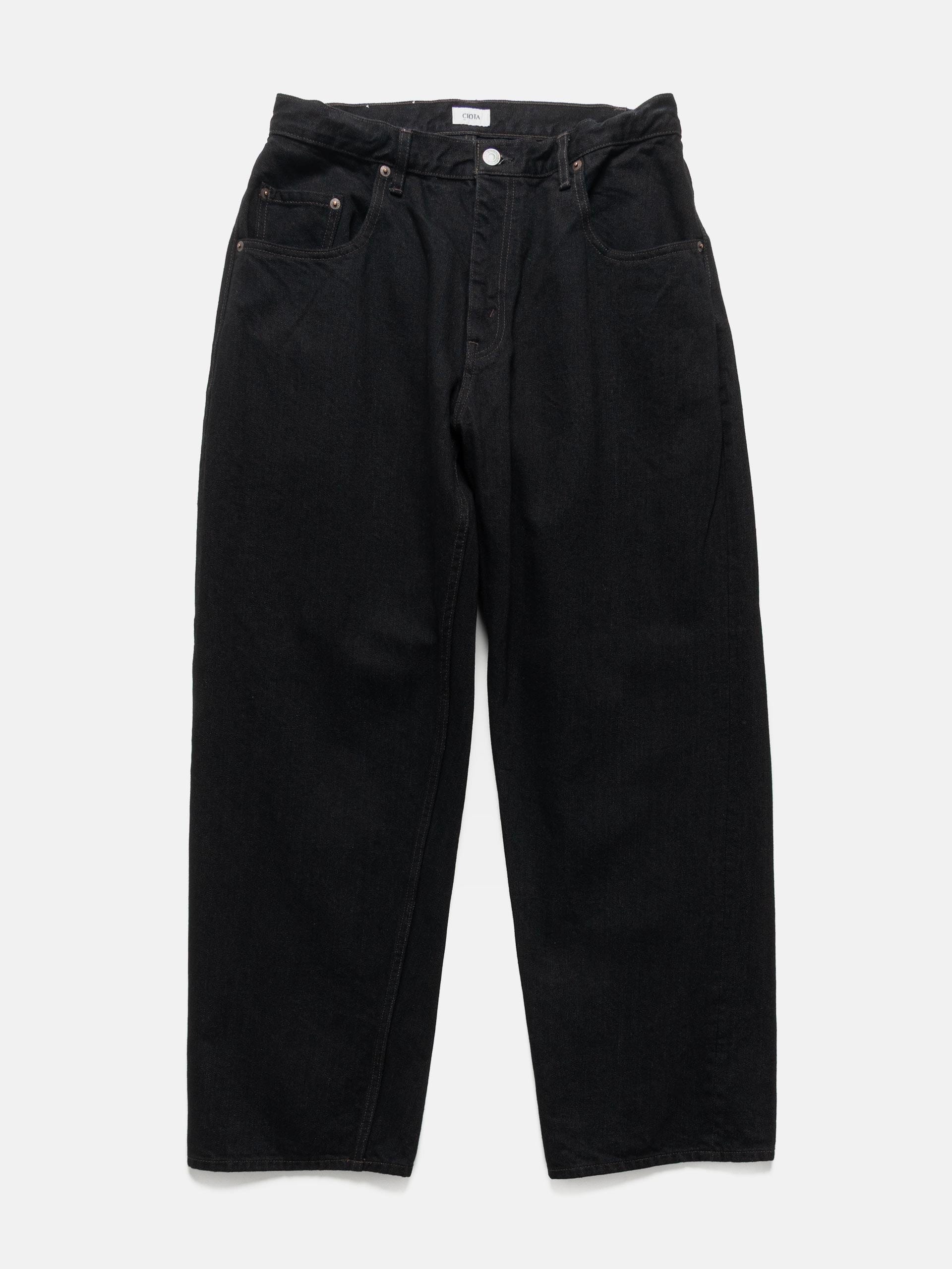 CIOTA Baggy 5 Pocket Pants Black (One Wash)
