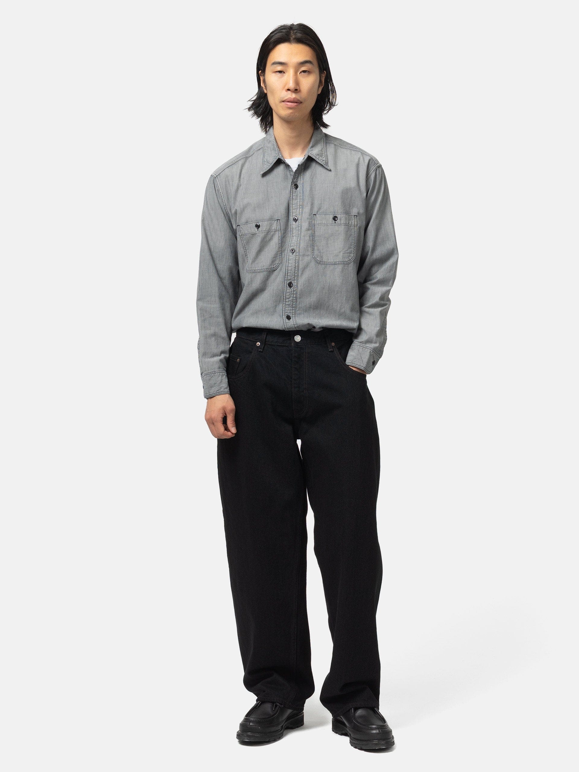 CIOTA Baggy 5 Pocket Pants Black (One Wash)
