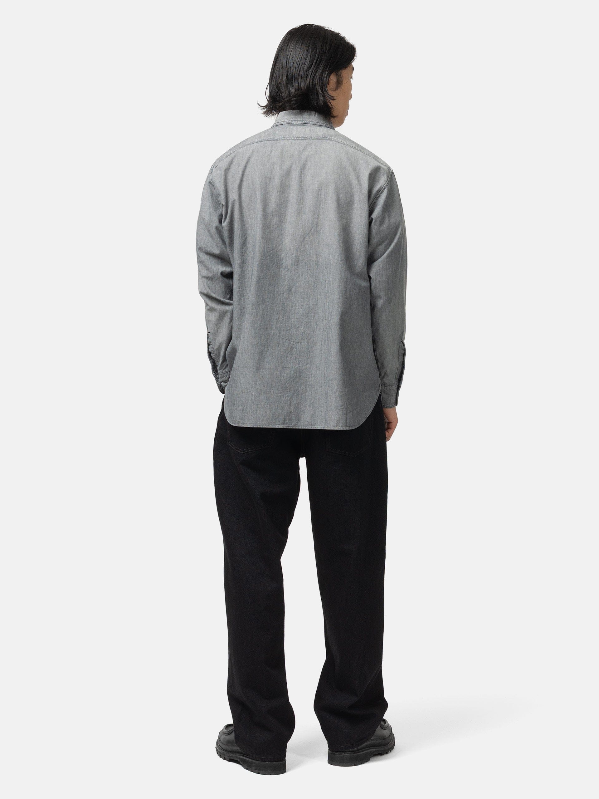 CIOTA USN Chambray Shirt Light Black