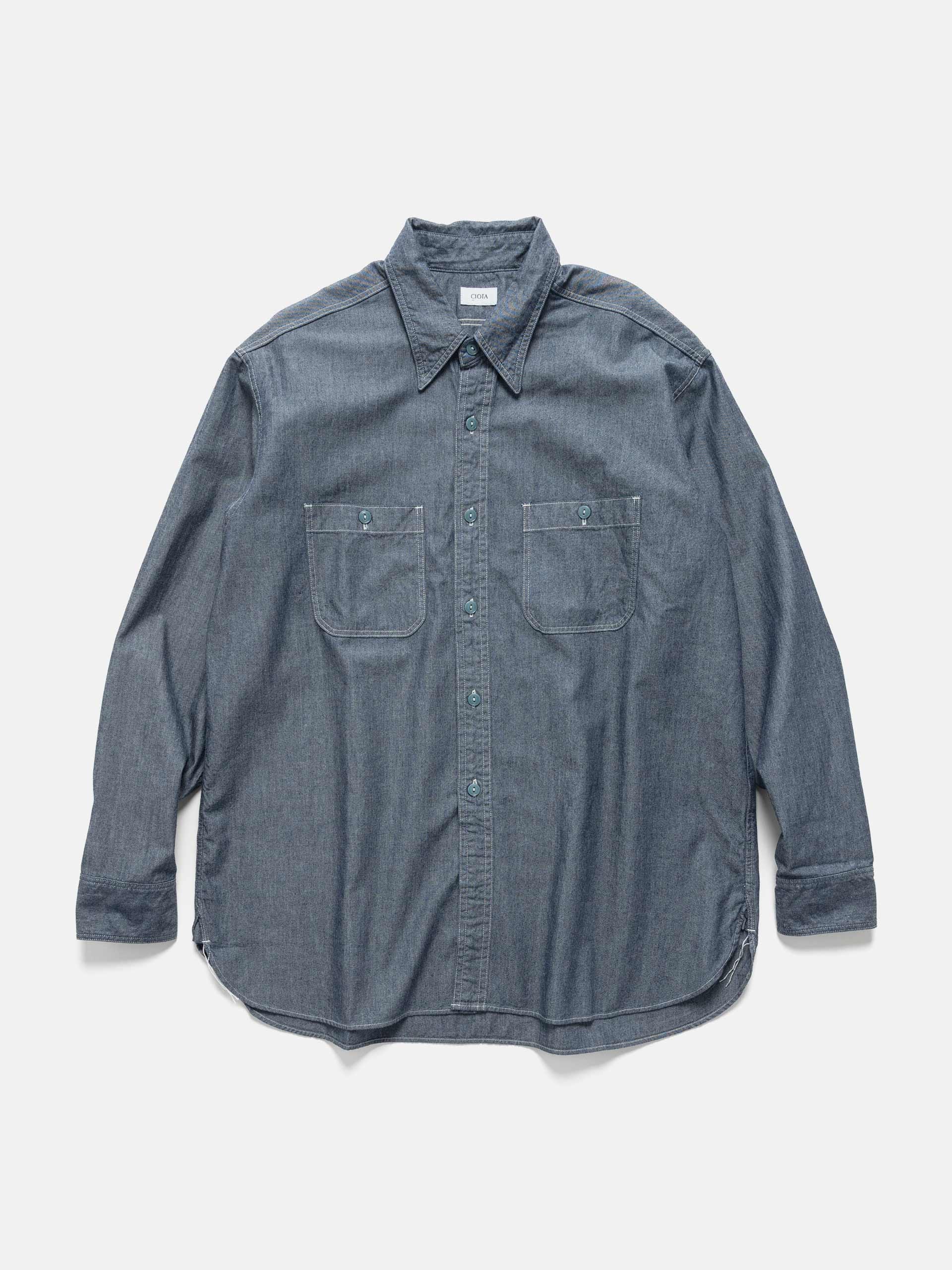 CIOTA USN Chambray Shirt Navy