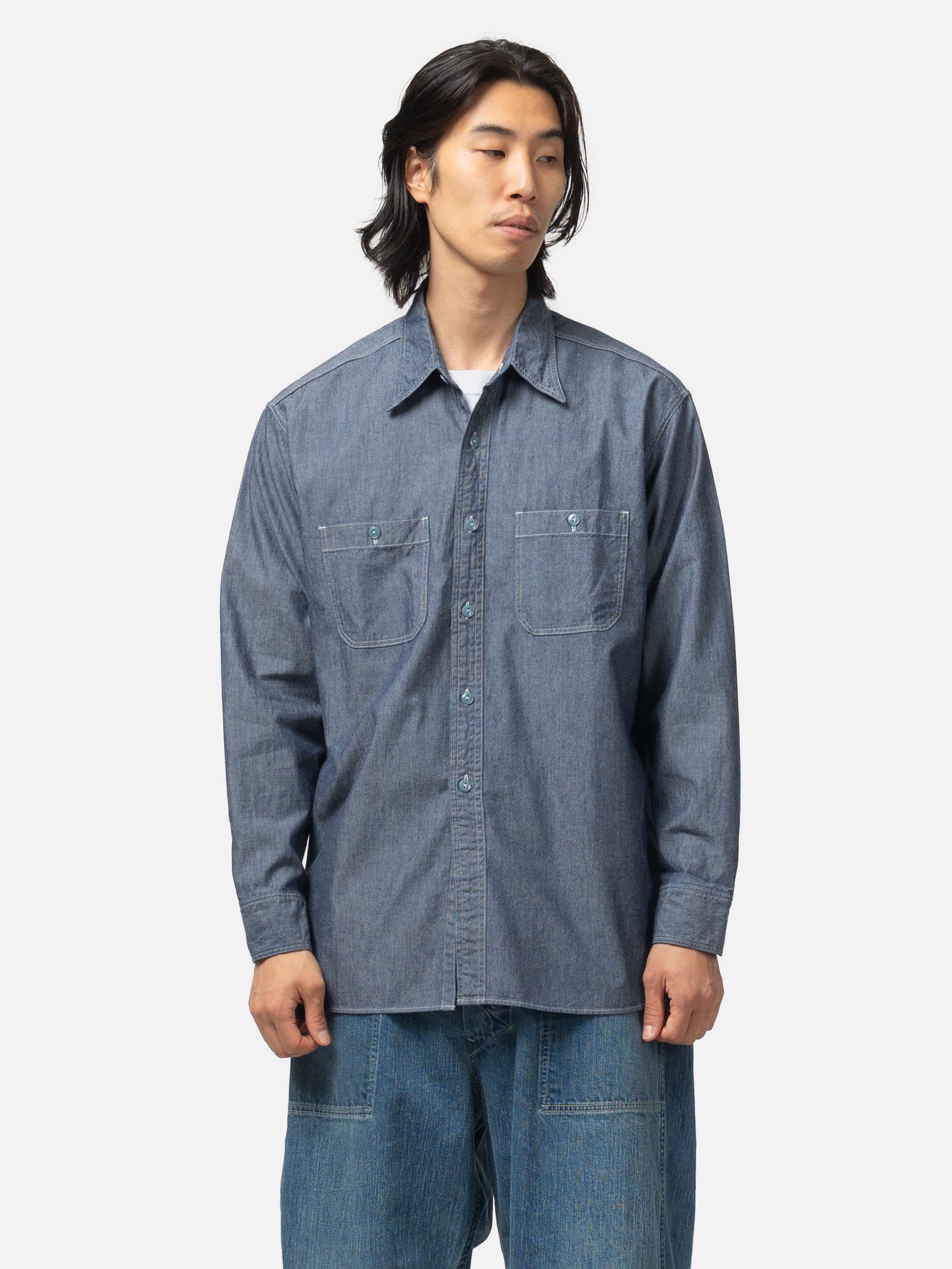 CIOTA USN Chambray Shirt Navy