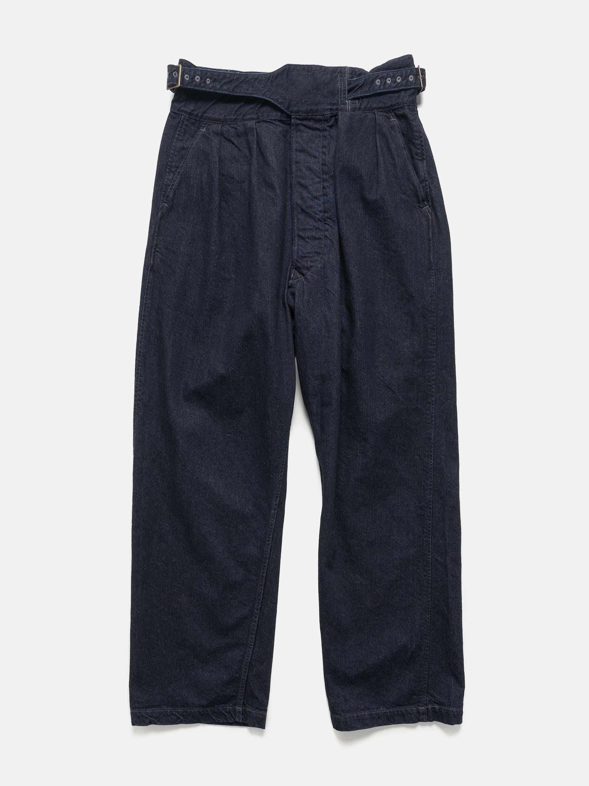 CIOTA Denim Gurkha Pants Dark Navy (Navy Wash)