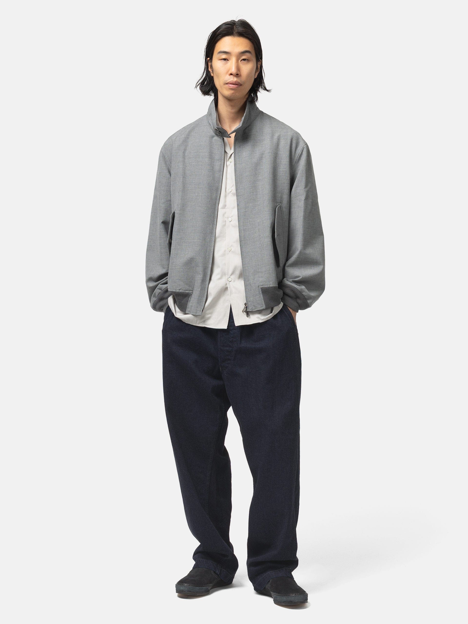 CIOTA Denim Gurkha Pants Dark Navy (Navy Wash)