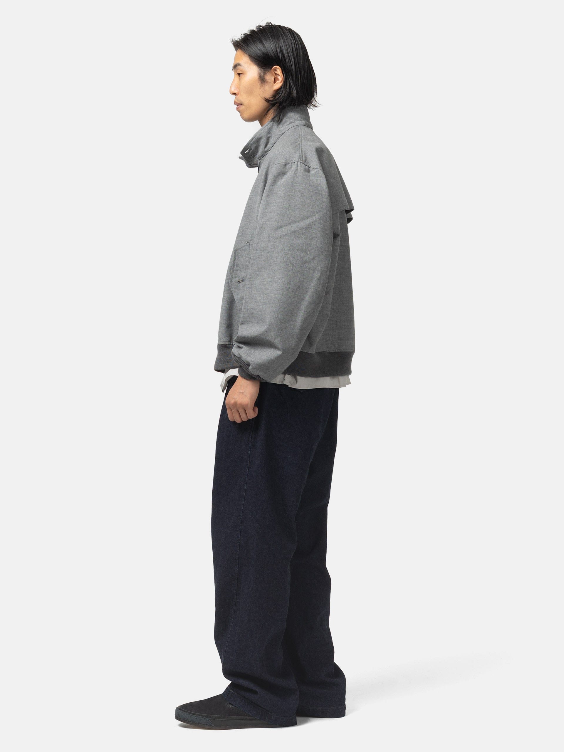 CIOTA Denim Gurkha Pants Dark Navy (Navy Wash)