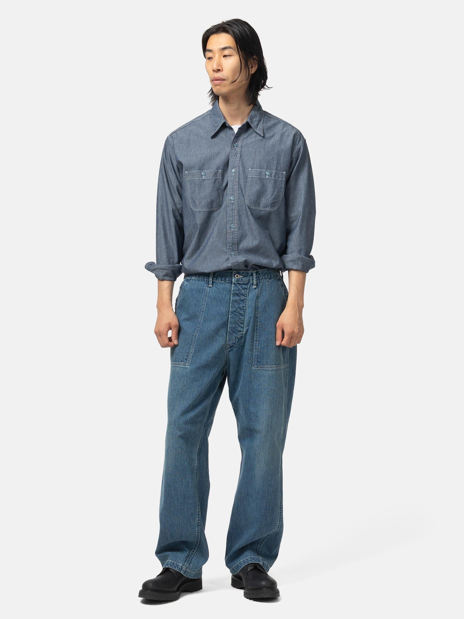 CIOTA Denim Baker Pants Medium Blue