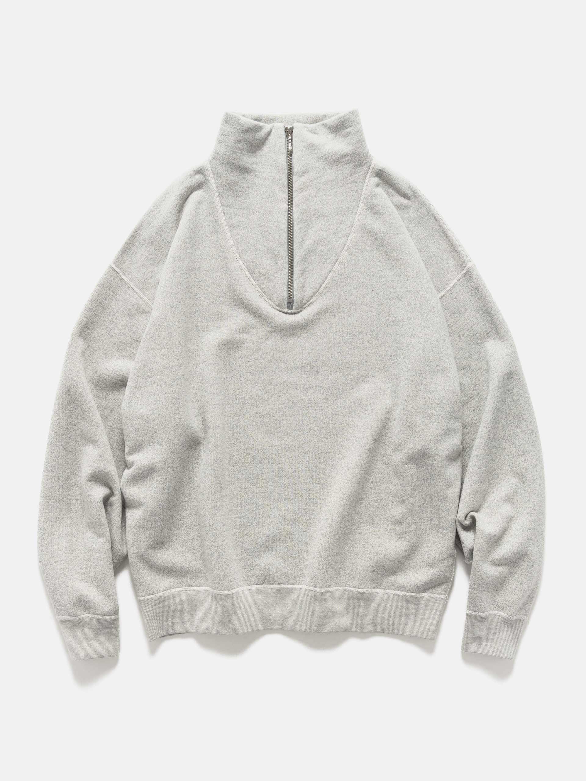 HERILL Zipup Sweatshirt Top Grey
