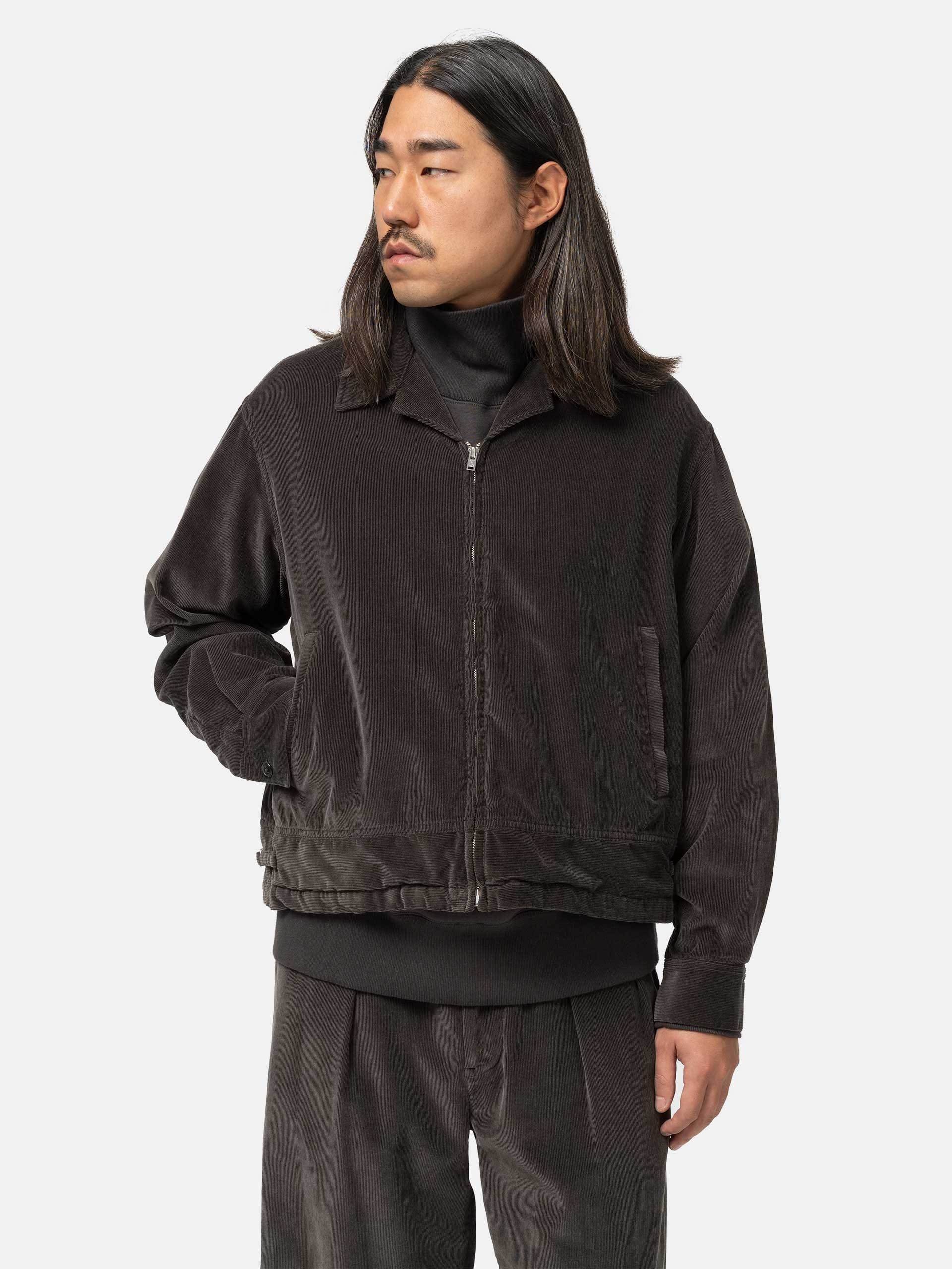 Unlikely Corduroy FFA Jacket Charcoal Gray