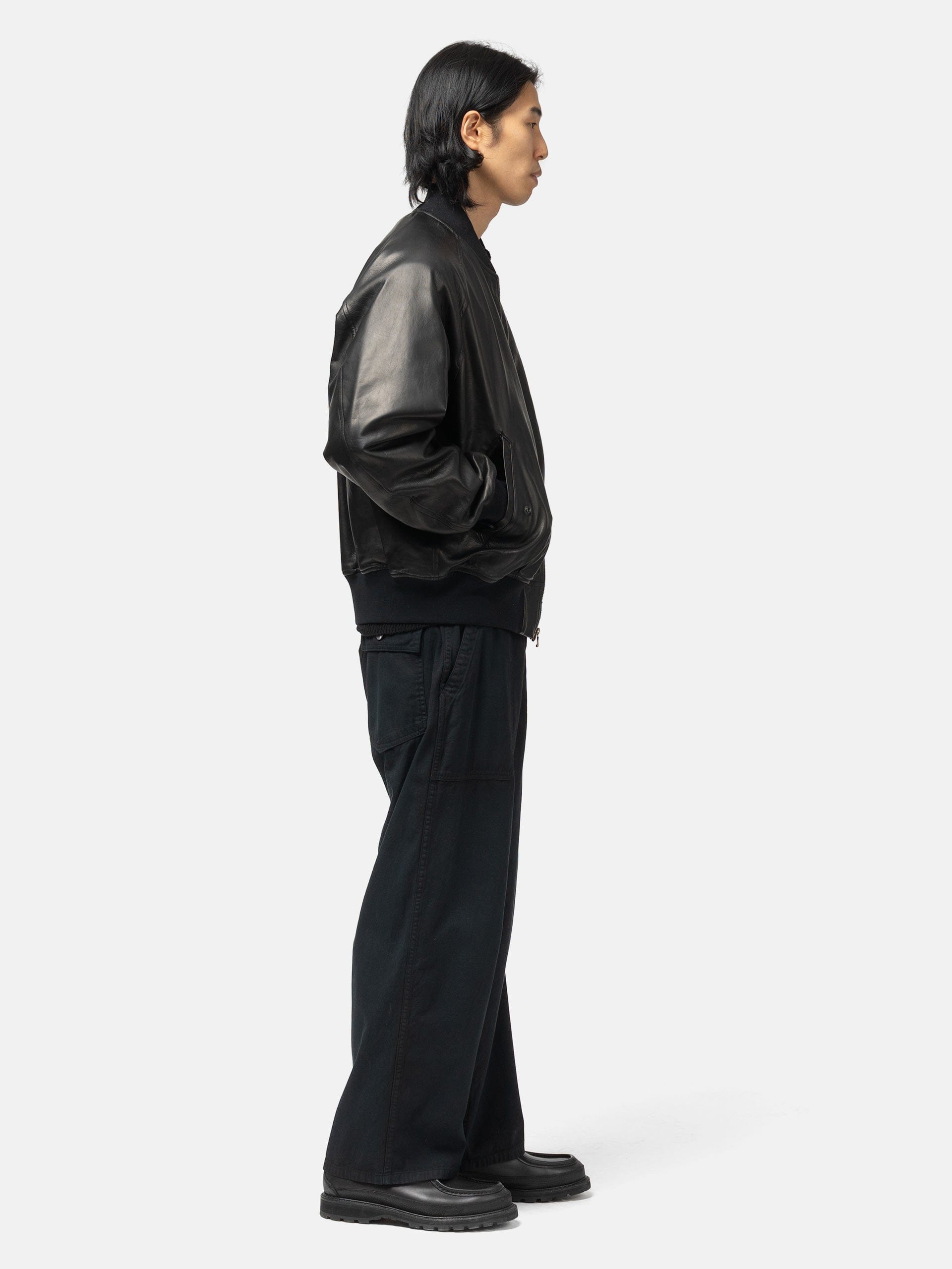 A.PRESSE Vintage Utility Pants Black