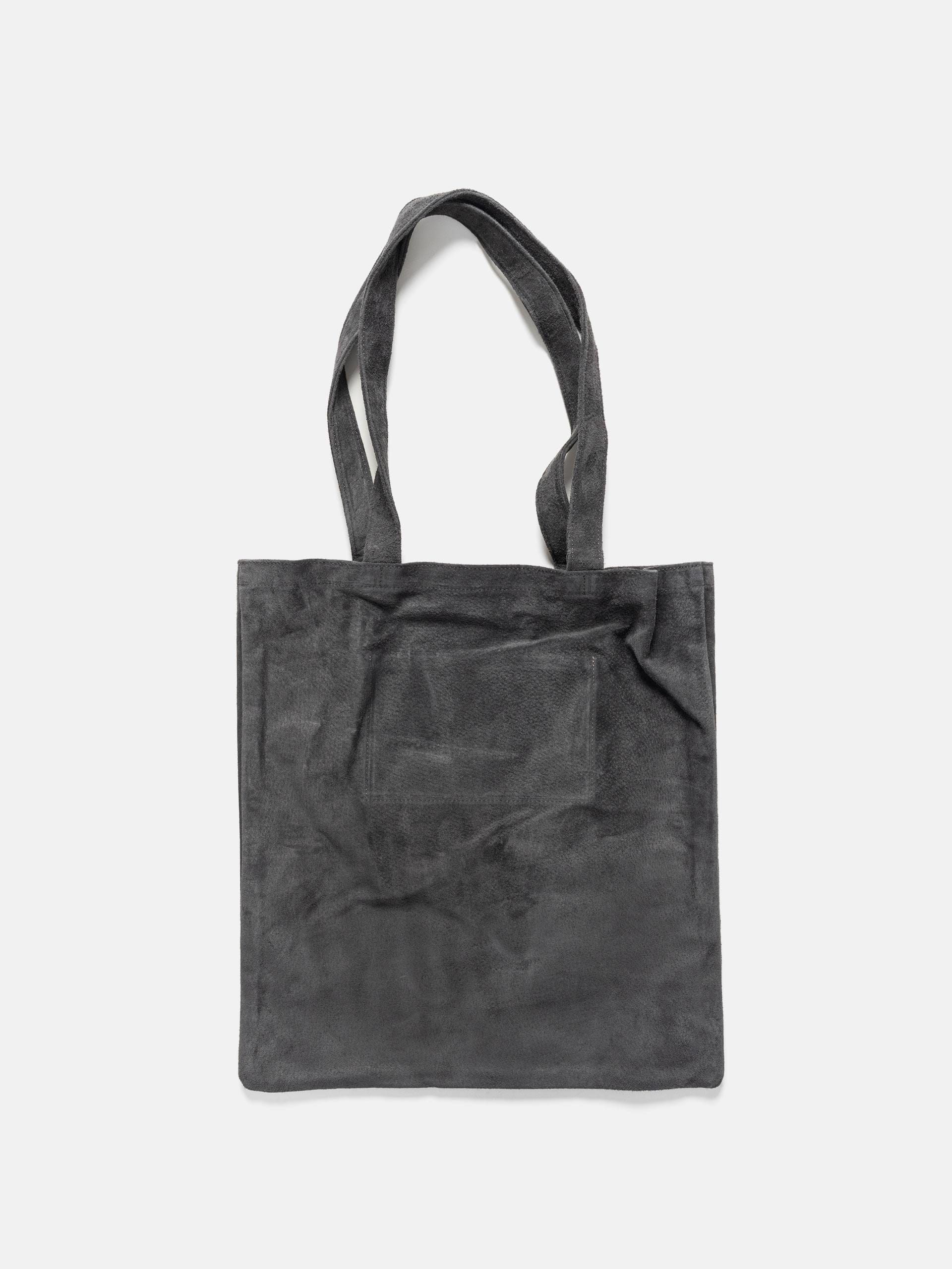 hobo Stroll Tote Bag Pig Suede Black