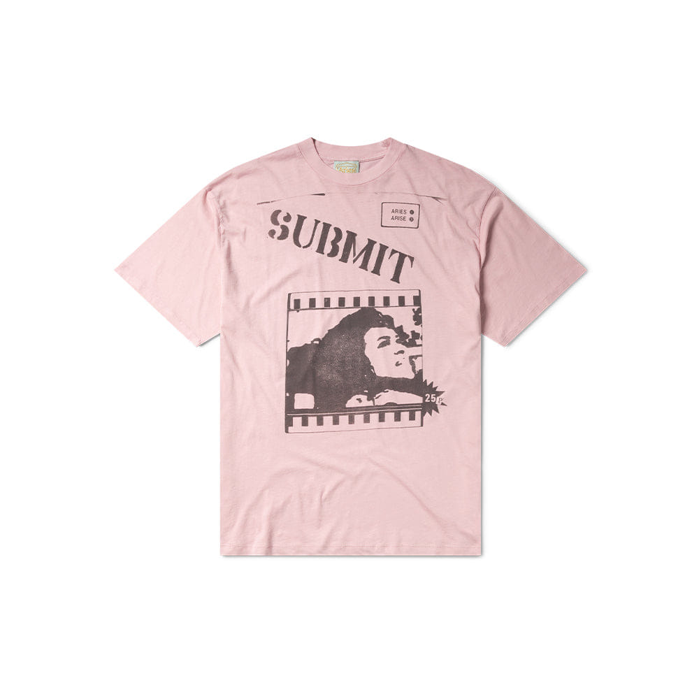 Aries Submit SS Tee - Pink