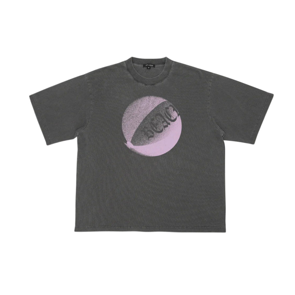 Beach Brains Beach Ball Tee - Charcoal