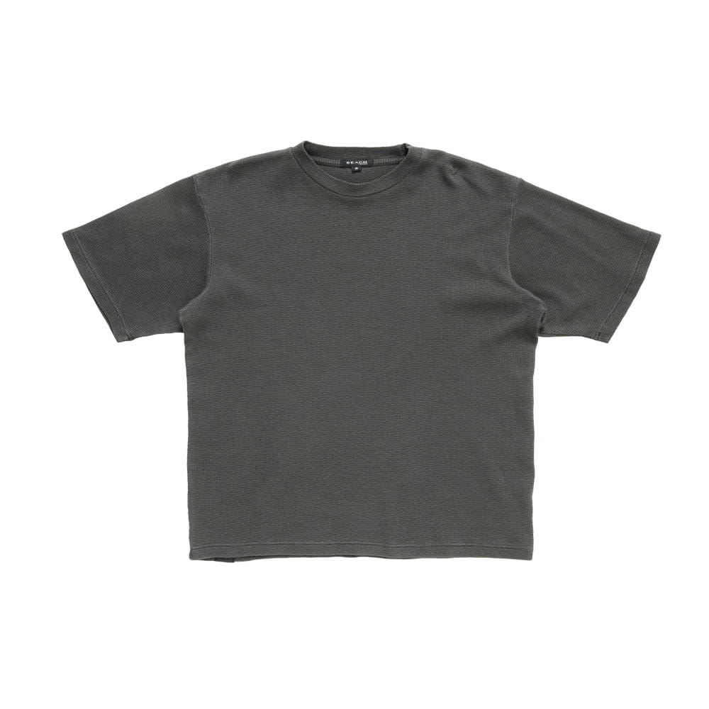 Beach Brains Waffle Dream Tee - Charcoal