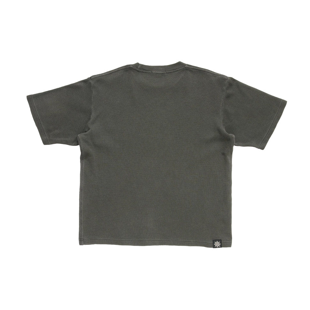 Beach Brains Waffle Dream Tee - Charcoal