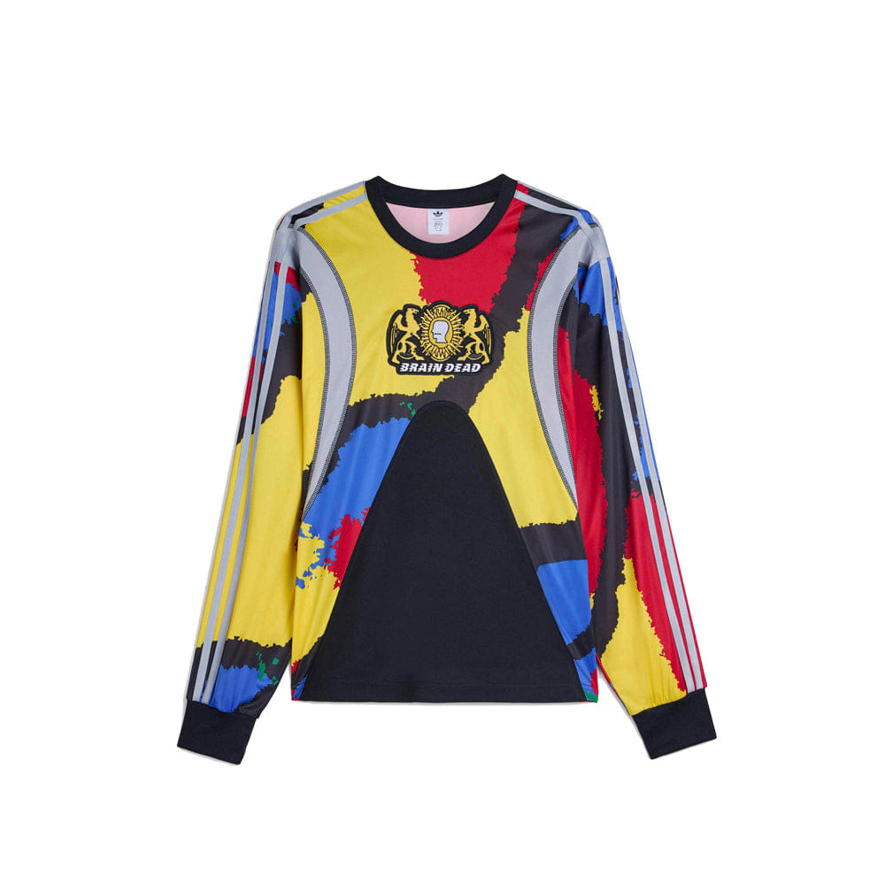 adidas Brain Dead x adidas Long SLeeve Jersey - Black/ EQT Yellow