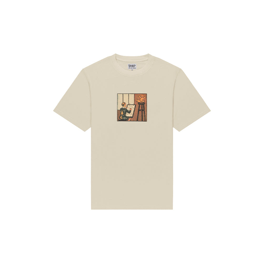 The Loose Company Bear T-Shirt - Beige