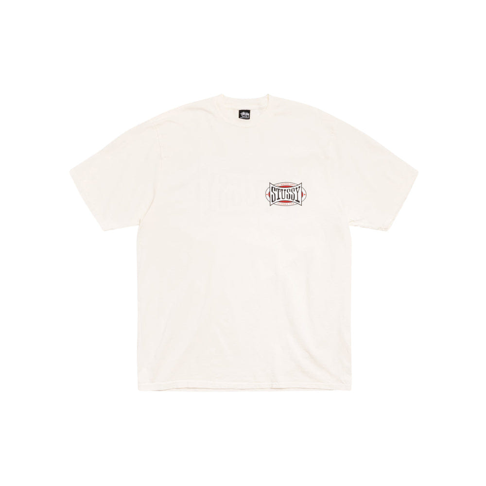 Stussy Champion Oval Pigment Dyed Tee - Natural