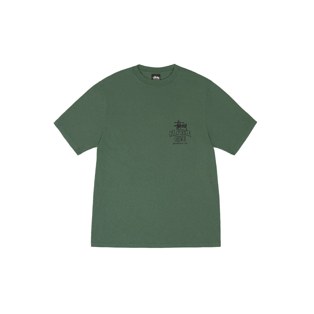 Stussy Cali Grown Pigment Dyed Tee - Pine