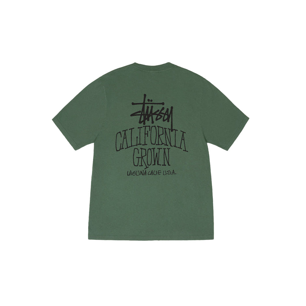 Stussy Cali Grown Pigment Dyed Tee - Pine