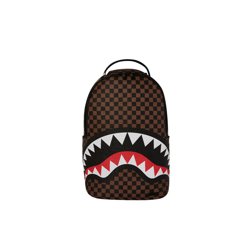 Spray Ground Check 2 Emboss Backpack - Brown