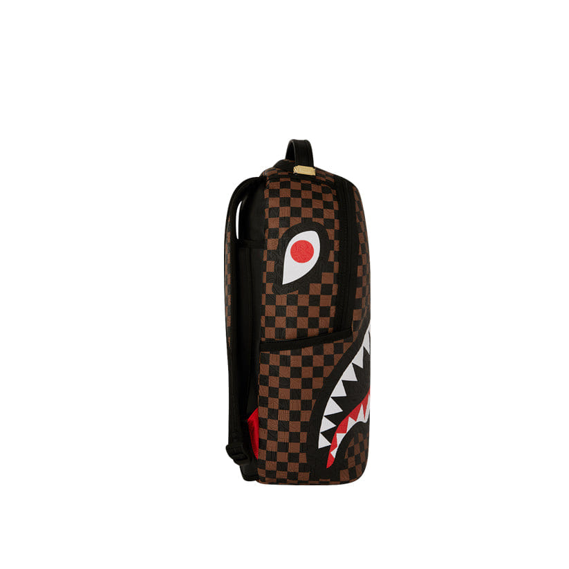 Spray Ground Check 2 Emboss Backpack - Brown