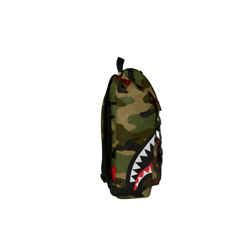 Spray Ground Woodland Camo Check Hills Backpack - Camo