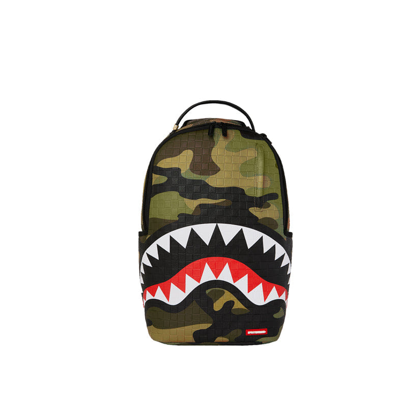 Spray Ground Woodland Camo Check Backpack - Camo