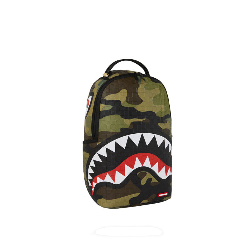 Spray Ground Woodland Camo Check Backpack - Camo