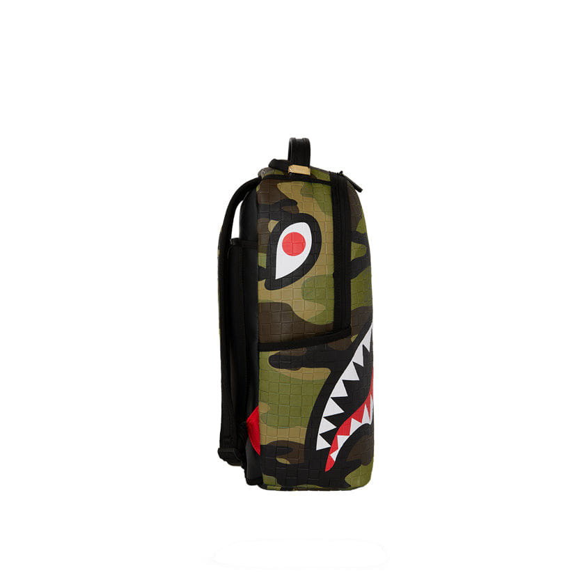 Spray Ground Woodland Camo Check Backpack - Camo