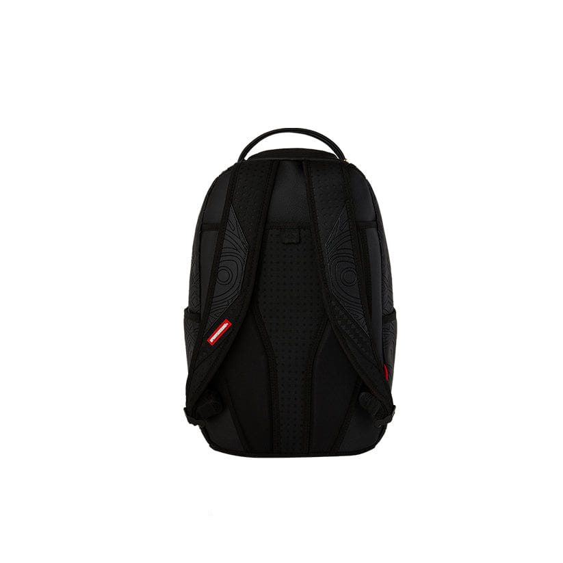 Spray Ground Tonal Monogram Emboss Shark Backpack - Black