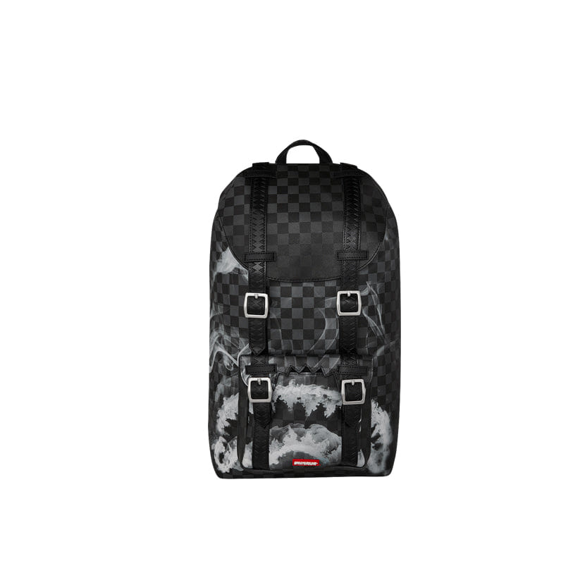 Spray Ground Sip N' Smoke Hills Backpack - Black/White