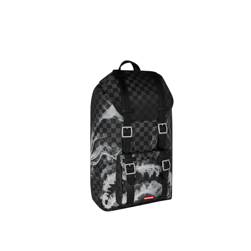 Spray Ground Sip N' Smoke Hills Backpack - Black/White