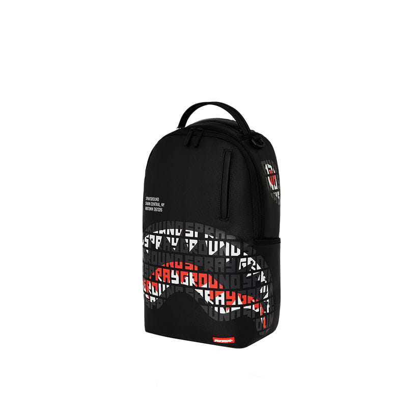 Spray Ground Shark Central Infinity Mouth Dlxsv Backpack - Black
