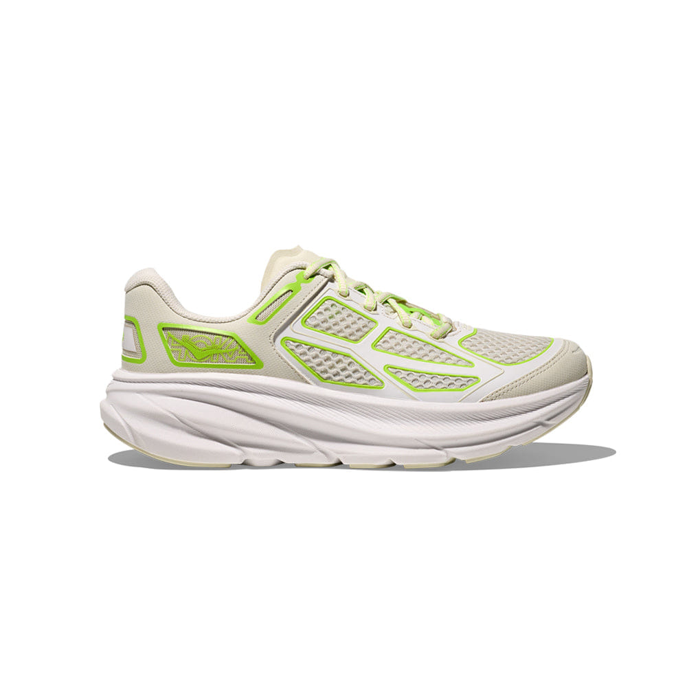 Hoka Clifton One9 - Truffle Salt/Neon Lime